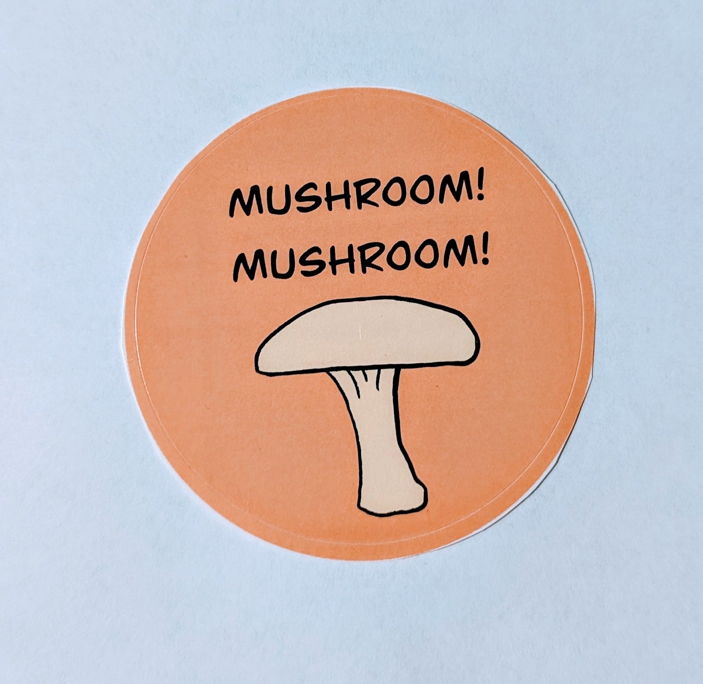 Mushroom Mushroom Round Sticker 2.5"
