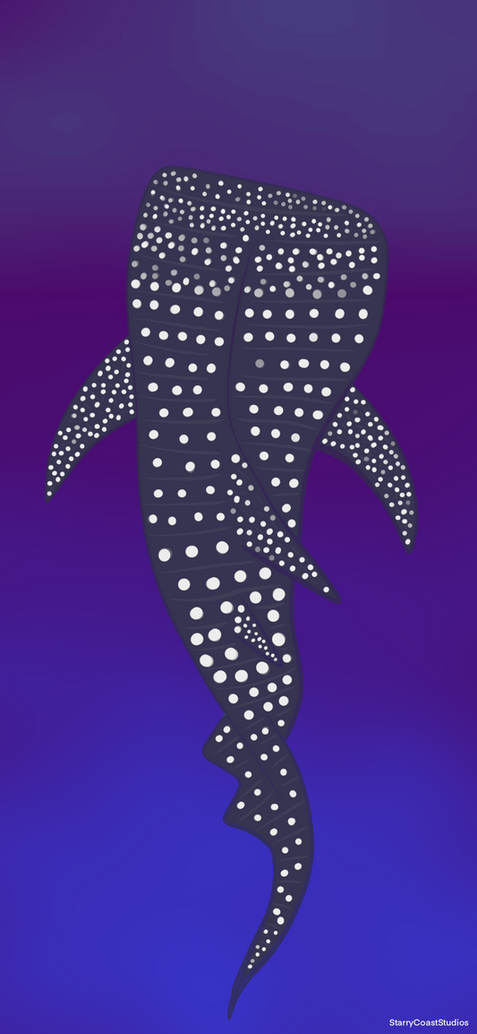Free Wallpaper Download (Digital File) Whale Shark
